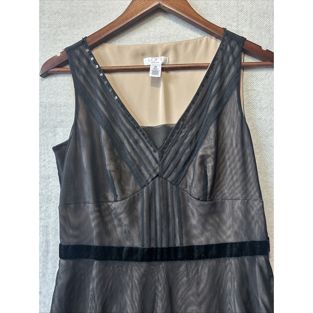 Ann Taylor LOFT Black Dress size 6P - Picture 4 of 8